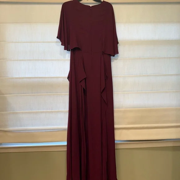 BCBGMaxAzria Deep Red Maxi Dress - Picture 2 of 2